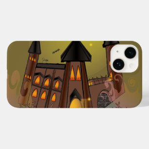 Spooky Halloween Hexenhaus und Vampirschloss Case-Mate iPhone 14 Hülle