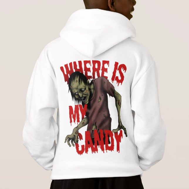 Spooky Halloween Hoodie - Geister, Pumpkins & Magi (Rückseite)