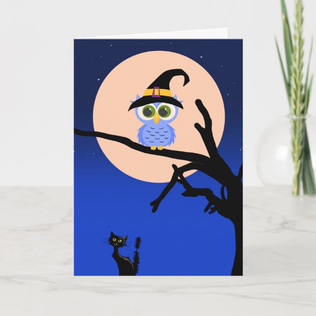 Spooky Halloween Karte (Vorderseite)