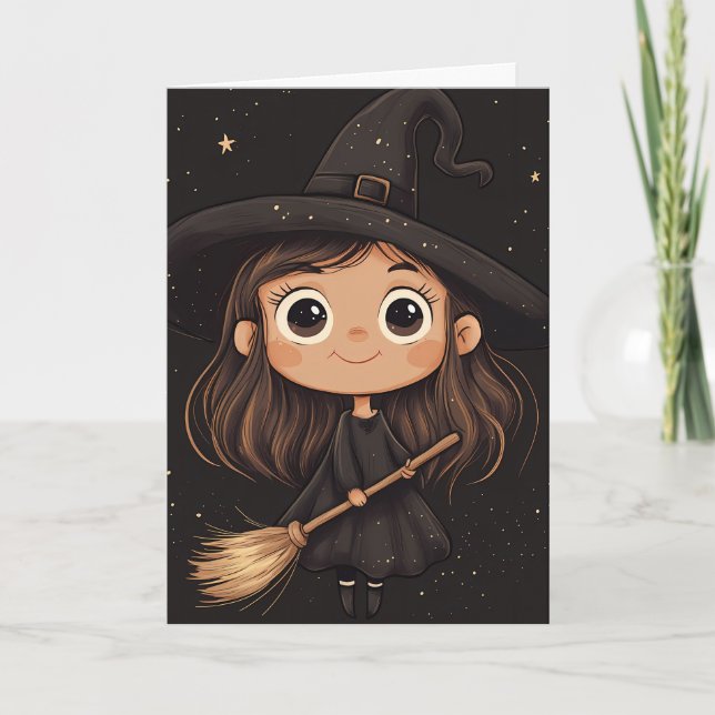 Spooky Halloween Karte (Vorderseite)