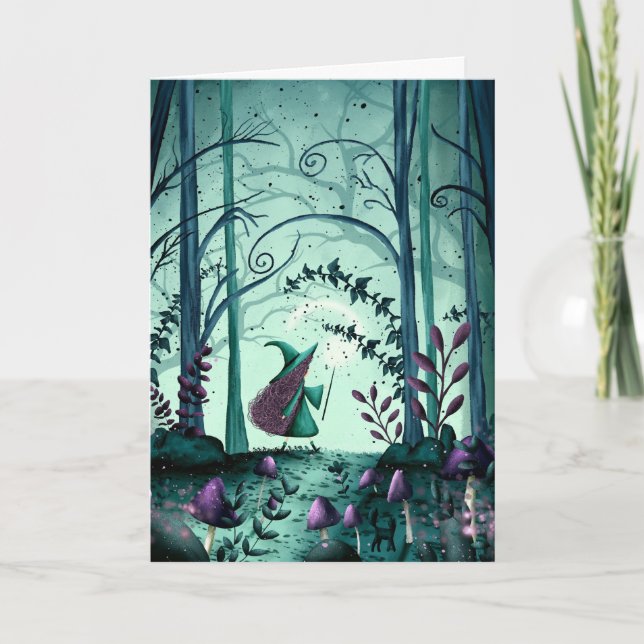 Spooky Halloween Karte (Vorderseite)