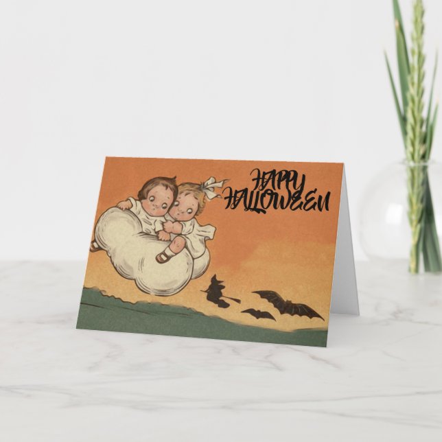 Spooky Halloween Karte (Vorderseite)