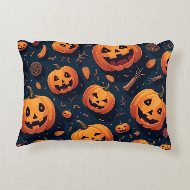 Spooky Halloween Kissen Kissen (Rückseite)