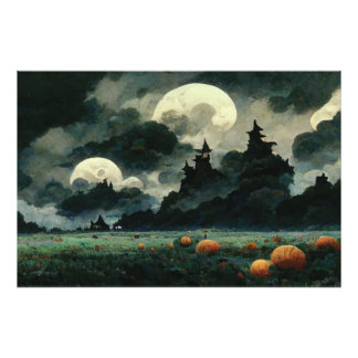 Spooky Halloween Landscapes Fotodruck