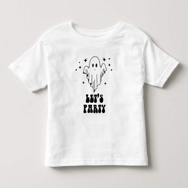 Spooky Halloween Lasst uns Party-Kinder Kleinkind T-shirt (Vorderseite)