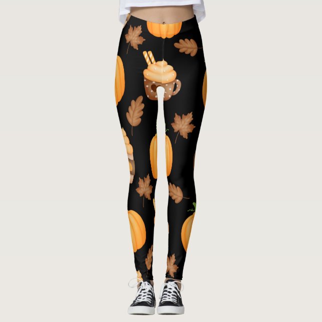 Spooky Halloween Leggings (Vorderseite)