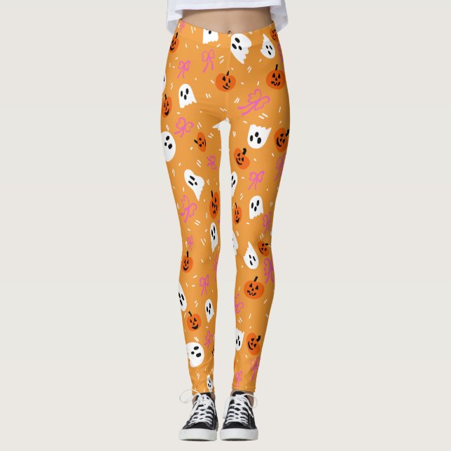 Spooky Halloween  Leggings (Vorderseite)