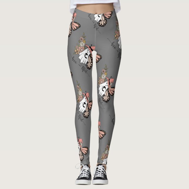Spooky Halloween Leggings (Vorderseite)
