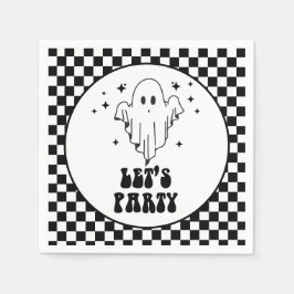 Spooky Halloween Let's Party Serviette
