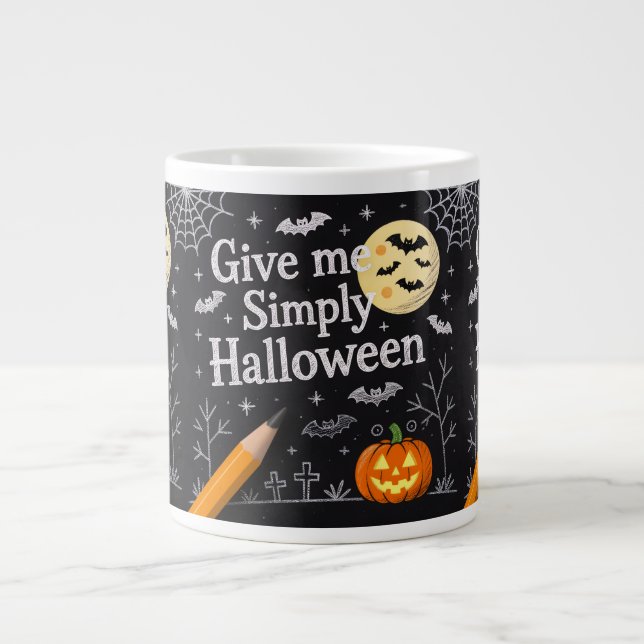 Spooky Halloween Mug Jumbo-Tasse (Vorderseite)