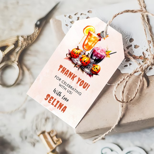 Spooky Halloween Niedlich Ghost Geburtstagsgeschen Geschenkanhänger (Von Creator hochgeladen)