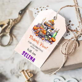 Spooky Halloween Niedlich Ghost Geburtstagsparty G Geschenkanhänger