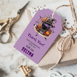 Spooky Halloween Niedlich Ghost Geburtstagsparty Geschenkanhänger