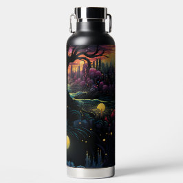 SPOOKY HALLOWEEN NIGHT SCENE TRINKFLASCHE