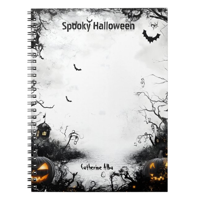 Spooky Halloween Notizblock (Vorderseite)