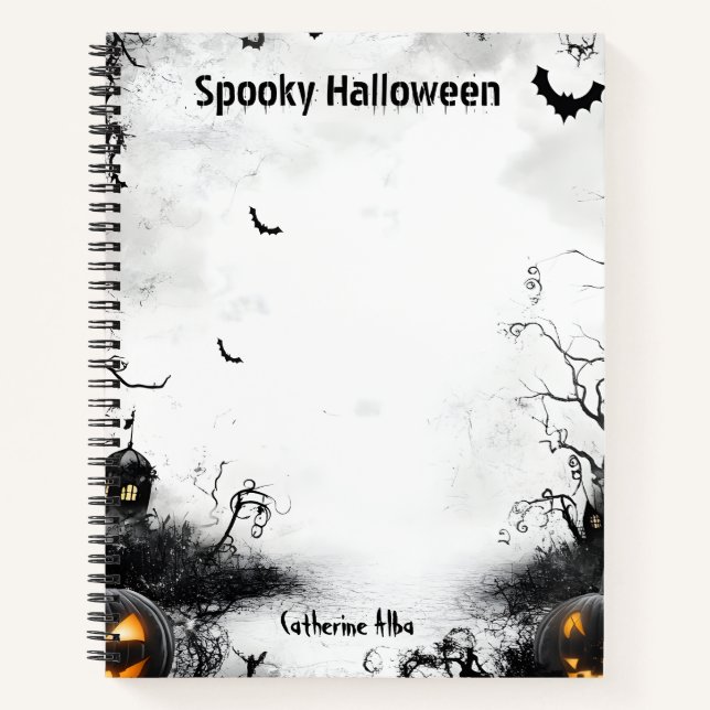 Spooky Halloween Notizbuch (Vorderseite)