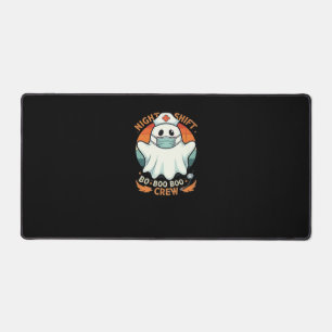 Spooky Halloween Nurse Funny Ghost Kostüm Boo Boo Schreibtischunterlage
