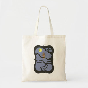 Spooky Halloween Owl Tragetasche