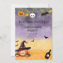 Spooky Halloween-Party Einladung