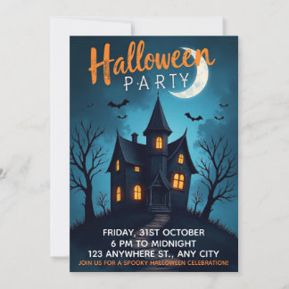 Spooky Halloween-Party Einladung
