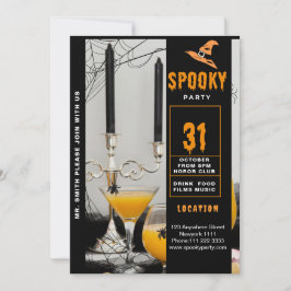 Spooky-Halloween-Party Einladung