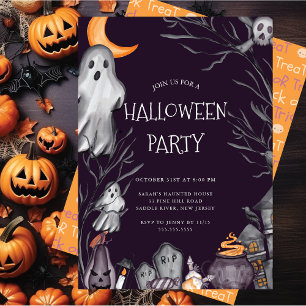 Spooky Halloween-Party Einladung