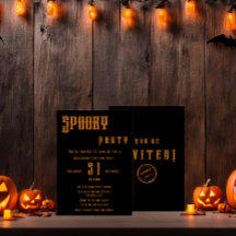 Spooky Halloween-Party Einladung