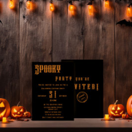 Spooky Halloween-Party Einladung