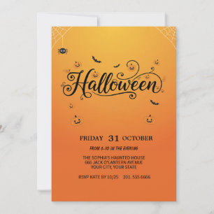 Spooky Halloween-Party Einladung