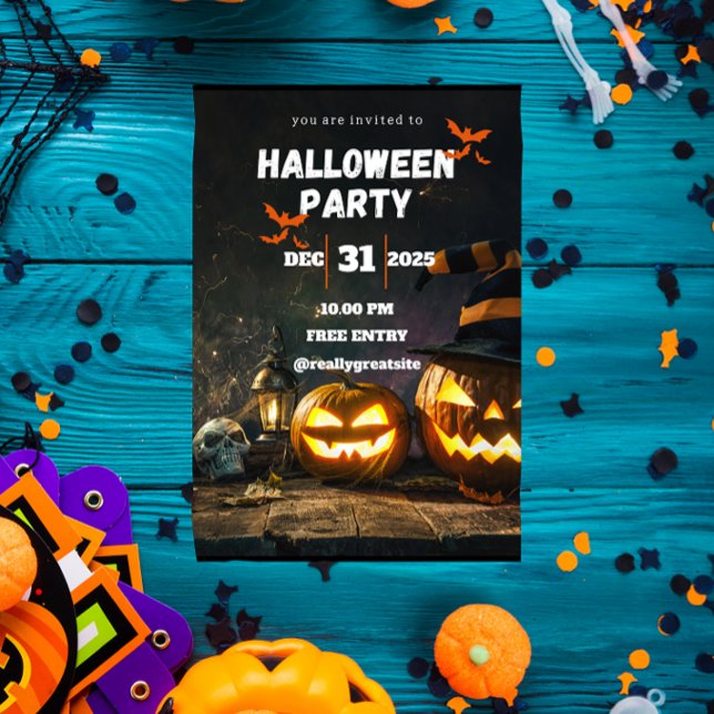 Spooky Halloween Party Invitation Einladung (Von Creator hochgeladen)
