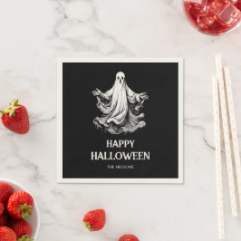 Spooky-Halloween-Party-Leckerei mit Geist Serviette