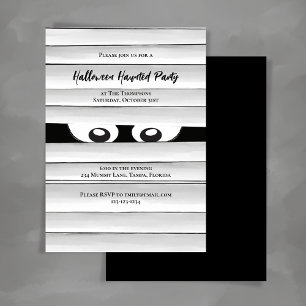 Spooky Halloween-Party Mummy Einladung