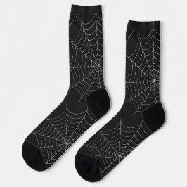Spooky Halloween-Party Spiderweb Bold Black Socken