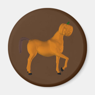 Spooky Halloween Pferd Magnet