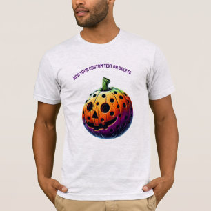 Spooky Halloween Pickleball Pumpkin Sportgeschenk T-Shirt