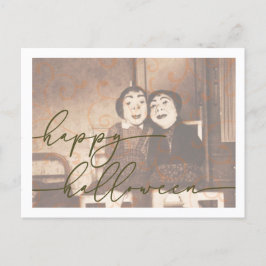 Spooky Halloween Postkartenvorlage Postkarte