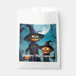 Spooky Halloween Pumpkin Duo Geschenktütchen
