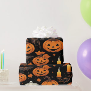 Spooky Halloween Pumpkin Geschenkpapier