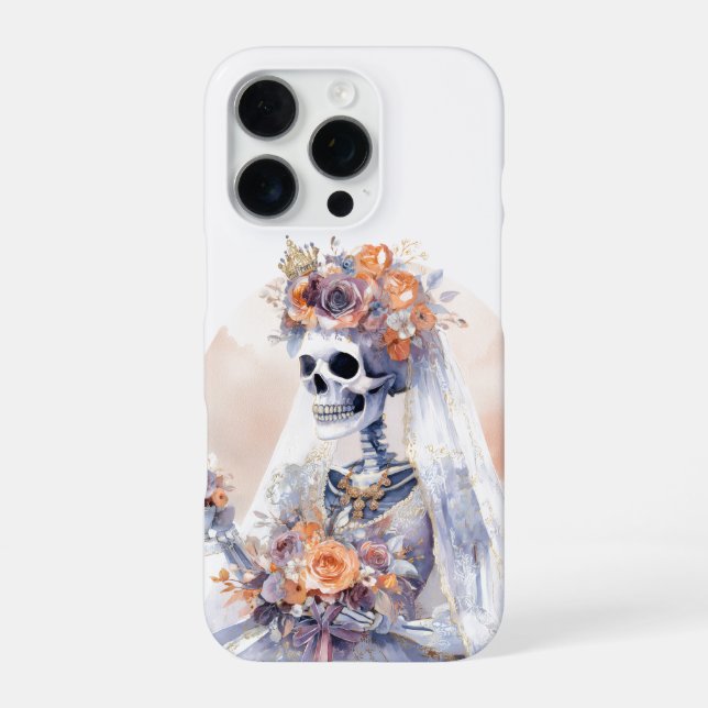 Spooky Halloween Skeleton iPhone Fall 16 Pro Hülle (Rückseite)