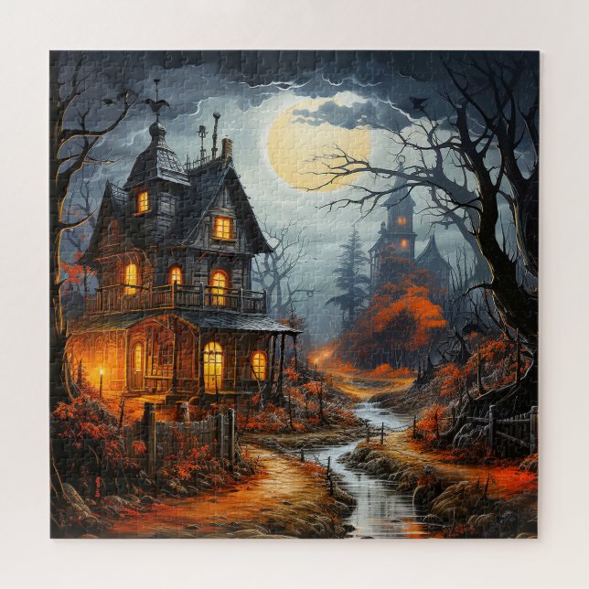 Spooky Halloween Spuk House (Horizontal)