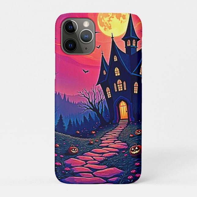 Spooky Halloween Spuk Mansion Art Case-Mate iPhone Hülle (Rückseite)