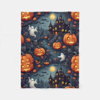 Spooky Halloween Spuk Nacht Kleine Fleece Blanke