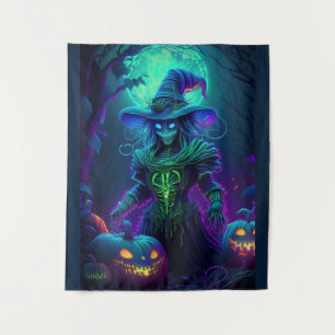 Spooky Halloween Spuk Scare Crow Wandteppich