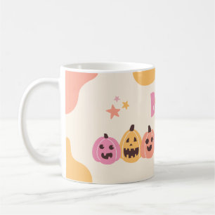 Spooky Halloween-Tasse - Kürbis, Ghost & Hexenmant Kaffeetasse