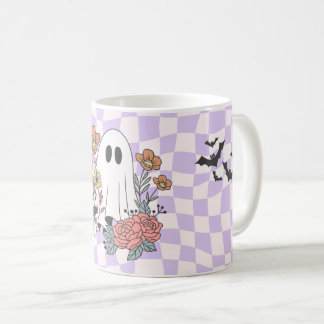 Spooky Halloween-Tasse - Kürbis, Ghost & Hexenmant Kaffeetasse