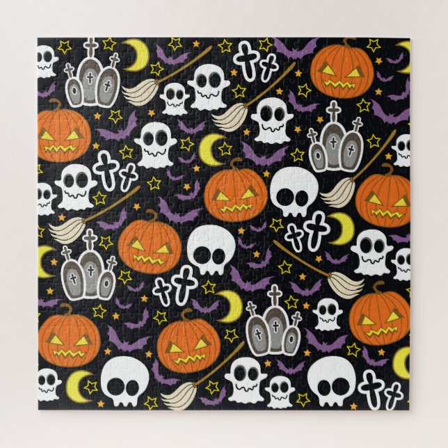 Spooky Halloween: Thematisches Hintergrunddesign. (Vertikal)