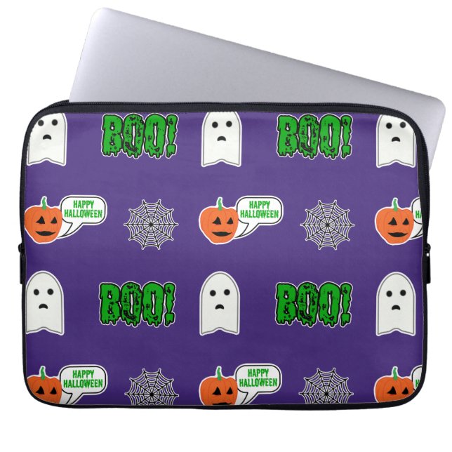 Spooky Halloween Theme Laptopschutzhülle (Vorderseite)