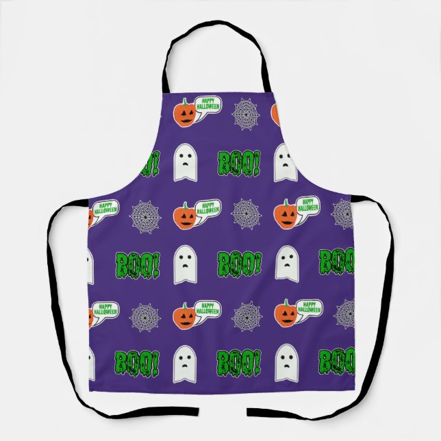 Spooky Halloween Theme Schürze (Vorderseite)