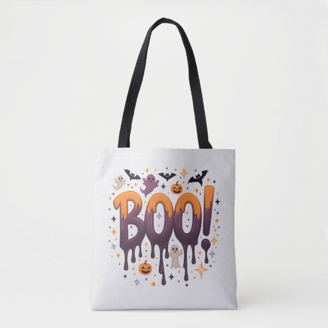 Spooky Halloween Tote Bag | Fun Trick oder Treat D Tasche (Vorderseite)
