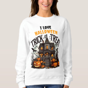 Spooky Halloween-Trick oder -Leckerei Sweatshirt